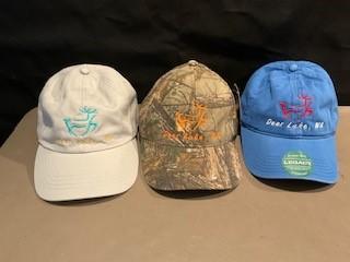 Men's Washed-Canvas Hat — Embroidered Deer Lake Logo